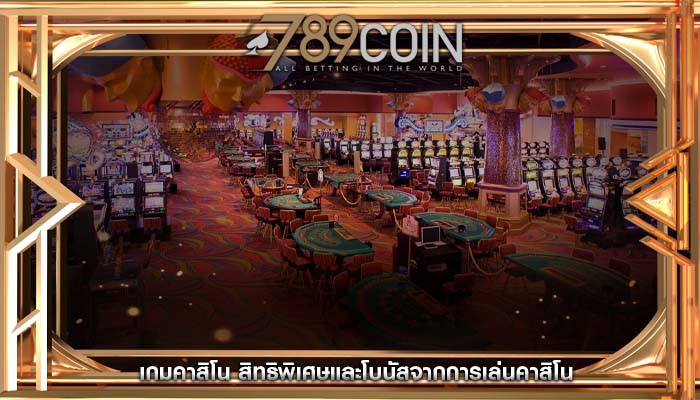 เกมคาสิโน สิทธิพิเศษและโบนัสจากการเล่นคาสิโน