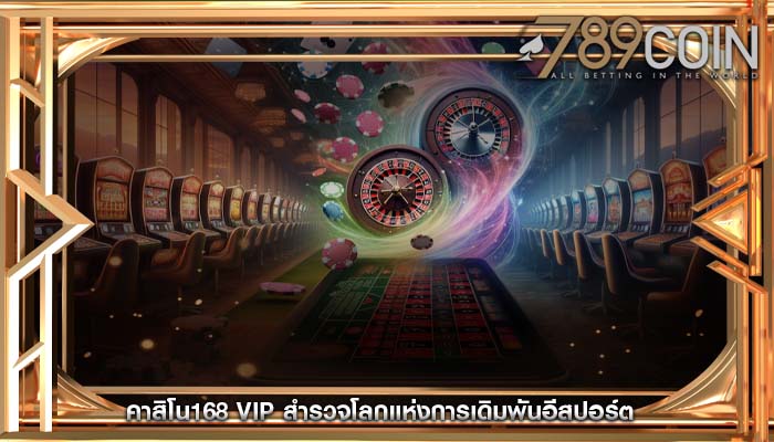 คาสิโน168 vip สำรวจโลกแห่งการเดิมพันอีสปอร์ต