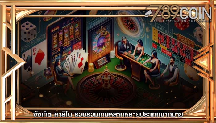 จังเก็ต คาสิโน รวบรวมเกมหลากหลายประเภทมากมาย
